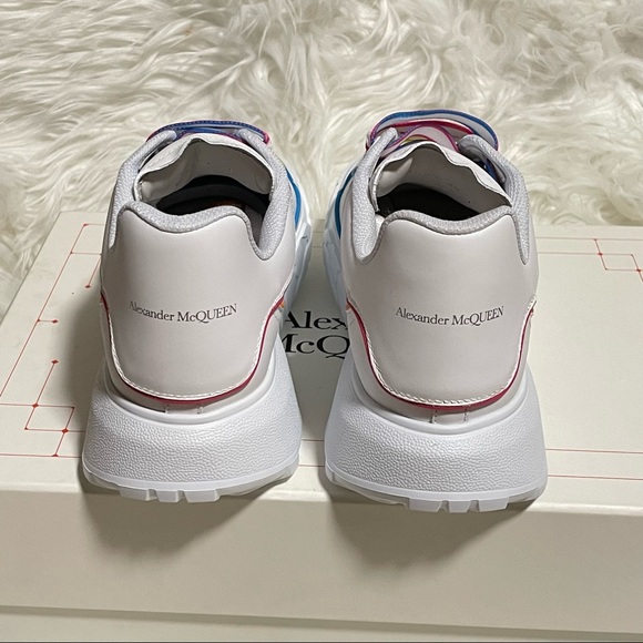 ‼️SOLD‼️Alexander McQueen Multicolor Outline Court Sneakers 38 - Picture 5 of 10